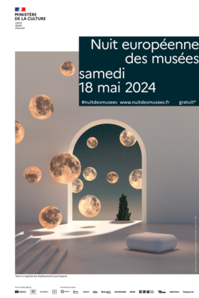 affiche de la nuit européenne des musées 2024