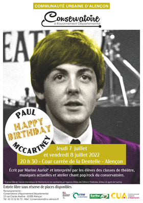 image d'illustration affiche Happy birthday Paul McCartney