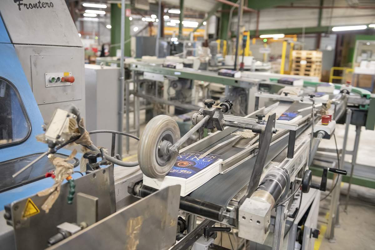 Photo de chaine usine Normandie Roto Impression