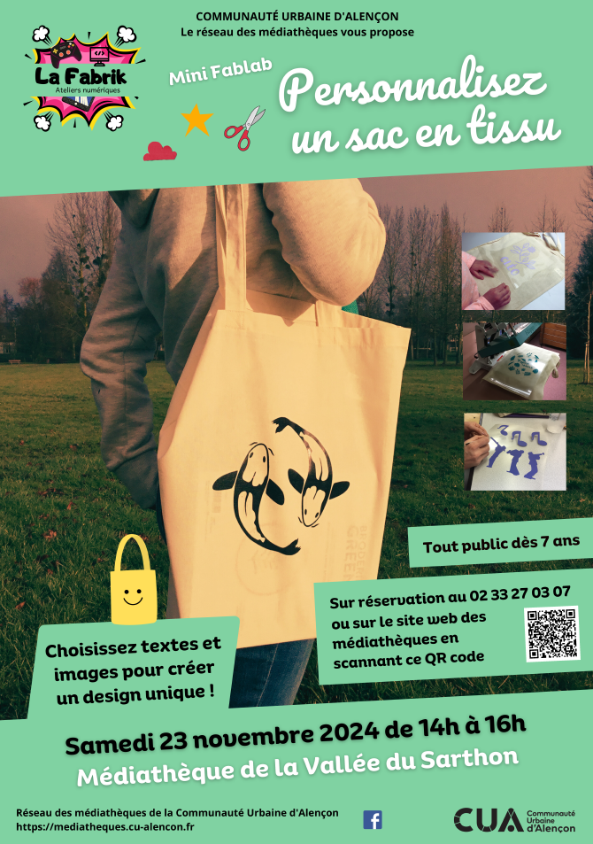 affiche atelier mini fablab